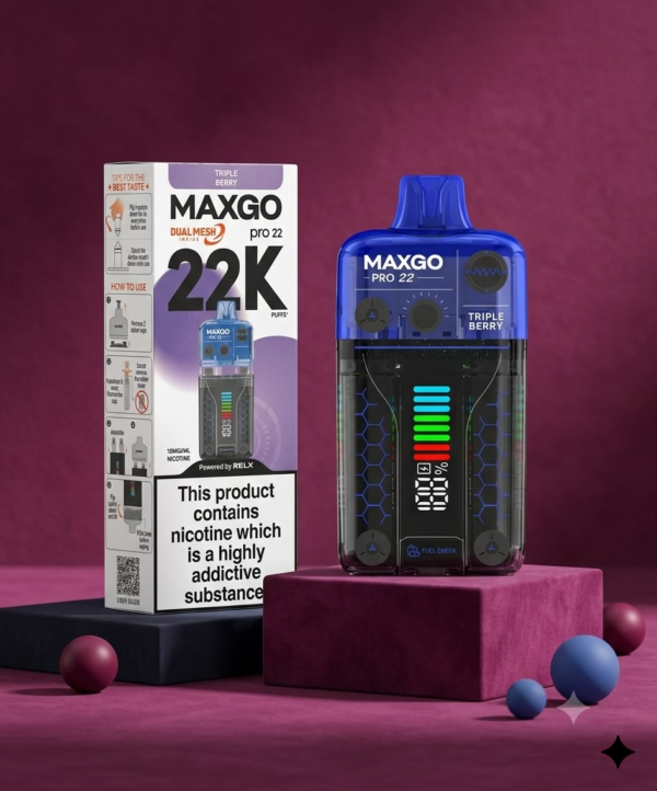 پاد یکبار مصرف مکس‌گو پرو ۲۲۰۰۰ پاف | MaxGo Pro 22,000